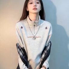 批发<b class='q'>设计</b>感小众字母刺绣潮牌卫衣秋冬季候美式高街痞帅外套