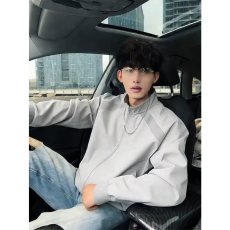 批发美式复古棒球服外套男女款春<b class='q'>秋</b>cleanfit飞行员夹克加厚三防冲锋衣