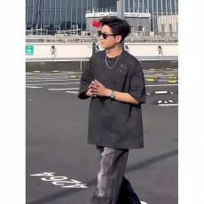 批发满天星短袖T恤<b class='q'>男士</b>重磅2026夏季新款潮牌星空设计感美式半袖<b class='q'>上衣</b>