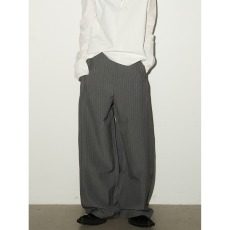 批发复古垂感条纹西裤<b class='q'>男</b>春夏宽松打褶直筒裤高级感潮牌学生休闲长裤子