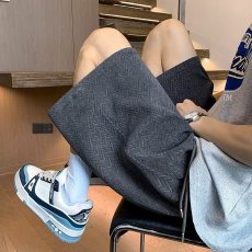 批发人字纹休闲短裤<b class='q'>男</b>款夏季运动篮球五分裤子重磅大码宽松外穿中裤