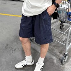 批发藏青速干休闲短裤五分裤松紧腰夏季<b class='q'>男</b>生2025新款休闲百搭宽松薄款