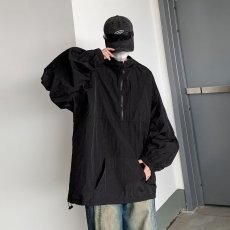 批发夏季薄款防晒衣男半拉链连帽<b class='q'>宽松</b>美式休闲防晒服夹克户外透气外套