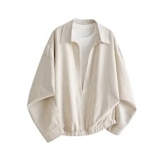 批发2026春季新款复古竖条纹<b class='q'>长袖</b>衬衫男女潮牌<b class='q'>情侣</b><b class='q'>宽松</b>高级感休闲衬衣