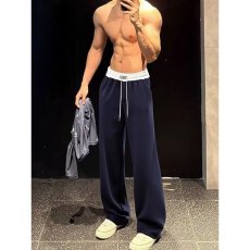 批发新款高质量字母刺绣cleanfit<b class='q'>裤子</b><b class='q'>男</b>女同款秋冬季宽松直筒休闲卫裤