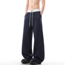 批发新款高质量字母刺绣cleanfit<b class='q'>裤子</b><b class='q'>男</b>女同款秋冬季宽松直筒休闲卫裤