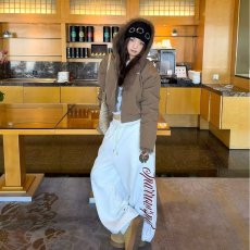 批发美式<b class='q'>街头</b>爵士舞白色直筒运动裤女jazz嘻哈阔腿抽绳休闲拖地卫裤潮