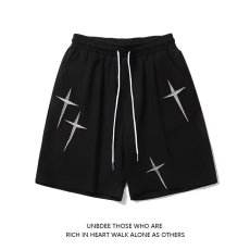 批发运动短裤男美式高街情侣中裤夏季潮牌青少年休闲五分裤子