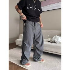 批发慵懒新款潮流原宿<b class='q'>男</b>春季潮流<b class='q'>夹克</b>阔腿褶皱长裤ins百搭时尚无品牌