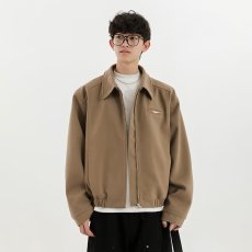 批发高级感痞帅短款<b class='q'>夹克</b><b class='q'>男</b>款2024春秋季小众垫肩拉链外套棒球服上衣