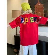 批发2026夏季潮牌彩虹字母印花夏宽松半袖时尚街头ins男女情侣短袖<b class='q'>T</b><b class='q'>恤</b>