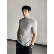 批发春夏健身运动短袖重磅拼接运动抗皱弹衣服显型休闲跑步训练<b class='q'>T</b><b class='q'>恤</b>