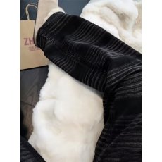 批发慵懒风撞色条纹阔腿裤<b class='q'>男</b>女2026新款爆春季百搭直筒休闲长<b class='q'>裤子</b>