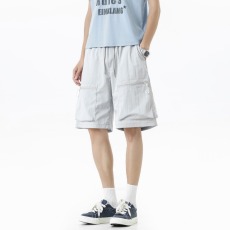 批发美式工装短裤<b class='q'>男</b>夏季2026新款宽松直筒运动五分裤<b class='q'>男</b>士薄款休闲<b class='q'>裤子</b>