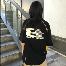 批发国潮<b class='q'>运动</b>风字母印花短袖<b class='q'>T</b><b class='q'>恤</b><b class='q'>男</b>女夏宽松休闲潮牌<b class='q'>t</b>纯棉时尚学生上衣