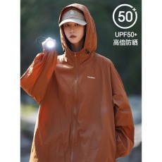 批发季户外机能皮肤衣UPF50+防紫外线防晒服<b class='q'>男</b>女连帽骑行外套冲锋衣
