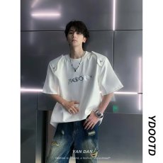 批发男士短袖<b class='q'>t</b><b class='q'>恤</b>2026新款夏季美式高街青少年潮牌休闲宽松圆领上衣