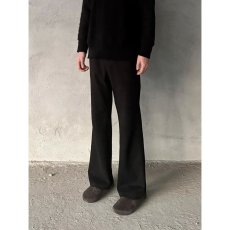 批发2026春夏纯色<b class='q'>修身</b>西裤垂感弯刀微喇裤子男加长薄款休闲裤