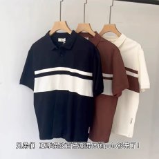 批发拼色<b class='q'>男士</b>Polo衫夏季高级感轻熟风衬衫领<b class='q'>T</b><b class='q'>恤</b>休闲<b class='q'>翻领</b>短袖男款