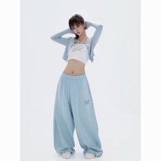 批发时尚流行美式字母褶皱伞兵工<b class='q'>装</b>裤纯棉曼巴棉爵士舞裤子显瘦弯刀裤