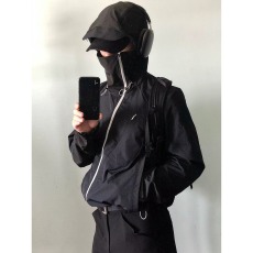 批发侧角弧拉链拼接防晒衣<b class='q'>男</b>款夏季薄款速干冰丝骑行服外套户外冲锋衣