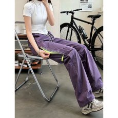 批发2026春夏<b class='q'>户外</b>山系宽松速干伞兵裤拼色阔腿工装裤直筒<b class='q'>休闲</b>长裤男女