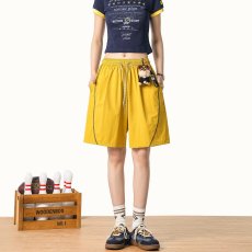 批发2026夏季新款潮牌纯色直筒休闲短裤男复古<b class='q'>街头</b>宽松百搭阔腿五分裤