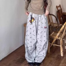 批发潮流百搭美式灰色运动卫裤春秋季街舞嘻哈穿搭褶皱宽松休闲<b class='q'>长裤</b>子