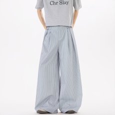 批发免烫抗皱显瘦格纹<b class='q'>西装</b>阔腿裤<b class='q'>女</b>长裤夏季薄款香蕉直筒裤老钱风