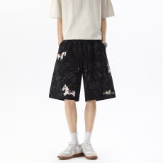 批发2026夏季新款速干休闲短裤<b class='q'>男士</b>宽松薄款运动裤美式潮流沙滩五分裤
