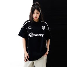 批发2024新款麂皮绒夏季短袖T恤<b class='q'>男</b>潮牌时尚百搭大码宽松半袖上衣体恤