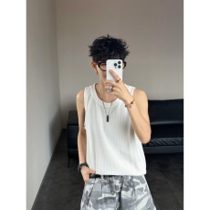 批发肌理感无袖T恤男夏季潮牌潮流美式潮牌运动<b class='q'>汗衫</b>背心