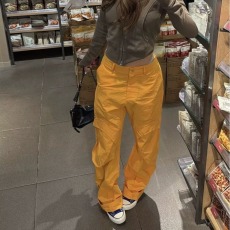 批发春季2026新款美式工装休闲裤男宽松潮牌复古裤子男士直筒长裤