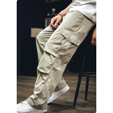 批发美式重磅潮牌伞兵工装裤<b class='q'>男</b>2026春季新款宽松直筒大口袋<b class='q'>休闲</b><b class='q'>长裤</b><b class='q'>男</b>