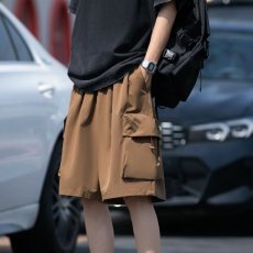 批发<b class='q'>户外</b>山系大口袋工装短裤男款<b class='q'>夏季</b>薄款速干透气五分裤休闲宽松男裤