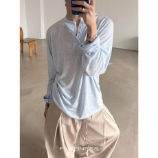 批发春夏<b class='q'>气质</b>简约时尚男装垂感荡领长袖<b class='q'>衬衫</b>纯色设计感轻奢网红<b class='q'>衬衣</b>潮