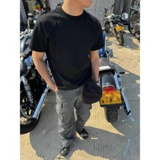 批发美式正肩短袖t恤男士夏季新款潮牌宽松圆领打底衫运动休闲上衣服