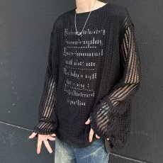 批发2024时尚镂空网纱假两件针织罩衫<b class='q'>男</b>女夏季薄款潮牌防晒长袖t恤外套