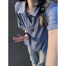 批发高级感<b class='q'>polo</b><b class='q'>衫</b><b class='q'>男</b>短袖t恤夏季宽松韩版潮流翻领半袖套头体恤