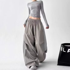 批发美式复古阔腿裤女2026新款春秋<b class='q'>高腰</b>垂感直筒裤高个子潮学生休闲裤