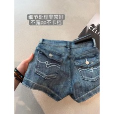 批发<b class='q'>大码</b>美式辣妹复古水洗牛仔短裤女2026夏季百搭性感包臀显瘦热裤潮