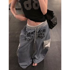 批发美式复古<b class='q'>休闲</b>裤男女2026秋季新款宽松显瘦百搭直筒阔腿运动裤潮