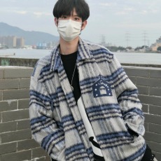 批发小香风外套男装高级感2026秋<b class='q'>冬</b>新款翻领男式夹克上衣潮牌痞帅炸街