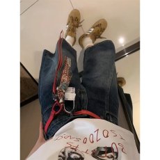 批发夏季美式休闲痞帅水洗复古<b class='q'>牛仔</b><b class='q'>短裤</b><b class='q'>男</b>直筒宽松百搭七分裤子潮牌