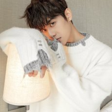批发2024百搭<b class='q'>男</b>装春秋韩系<b class='q'>男</b>士白色针织衫<b class='q'>男</b>生慵懒风高级感毛衣