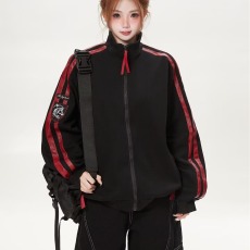 批发春秋新款高品质立领<b class='q'>潮流</b>工装夹克外套男女<b class='q'>时尚</b>百搭休闲上衣冲锋衣