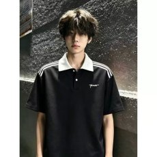 批发2026夏季新款夏季t恤刺绣<b class='q'>短袖</b>男高端翻领新款<b class='q'>男士</b>夏装潮流polo衫
