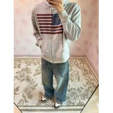 批发YWBY美式复古oversize<b class='q'>卫衣</b>连帽宽松休闲慵懒感秋冬新款外套<b class='q'>男</b>女