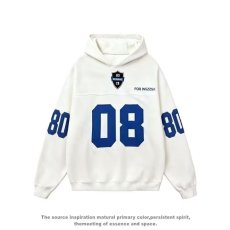 批发新款美式复古字母印花连帽<b class='q'>卫衣</b><b class='q'>男</b>女秋季运动宽松休闲帽衫原宿