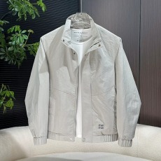 批发2026新款纯色立领<b class='q'>夹克</b><b class='q'>外套</b><b class='q'>男士</b>春秋新款高级宽松拼接休闲工装上衣
